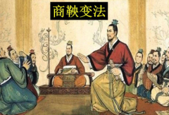 商鞅變法的內(nèi)容：廢井田重農(nóng)桑獎(jiǎng)軍功等(為商鞅實(shí)行)