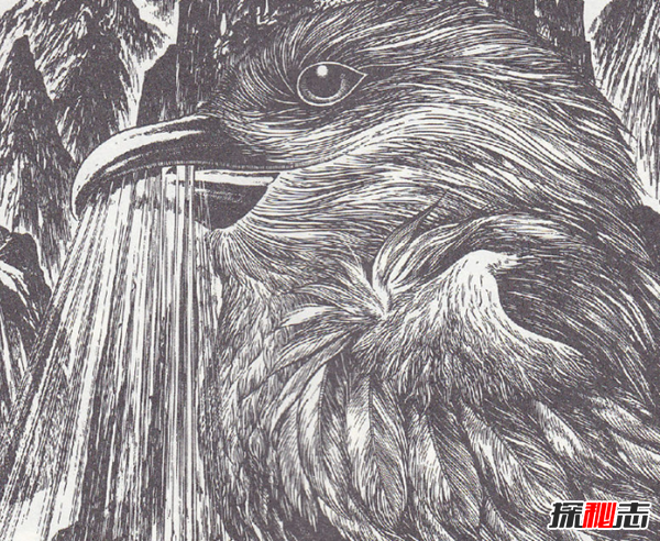 古代神獸商羊,一足鳥(niǎo)伴水而生招大雨(水祥吉兆)